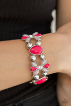 Load image into Gallery viewer, Fabulously Flourishing - Pink Stretchy Bracelet Paparazzi Accessories
