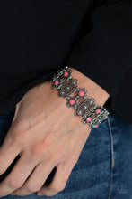 Load image into Gallery viewer, Majestic Gardens - Pink Stretchy Bracelet Paparazzi Accessories