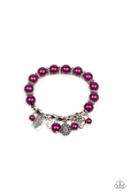 Load image into Gallery viewer, One True Love Purple Bracelet Paparazzi Accessories