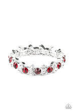 Load image into Gallery viewer, Here Comes The BRIBE - Red Rhinestone Bracelet Paparazzi Accessories