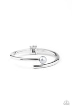 Load image into Gallery viewer, Industrial Impact Silver Hinge Bracelet Paparazzi Accessories