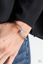 Load image into Gallery viewer, Industrial Impact Silver Hinge Bracelet Paparazzi Accessories