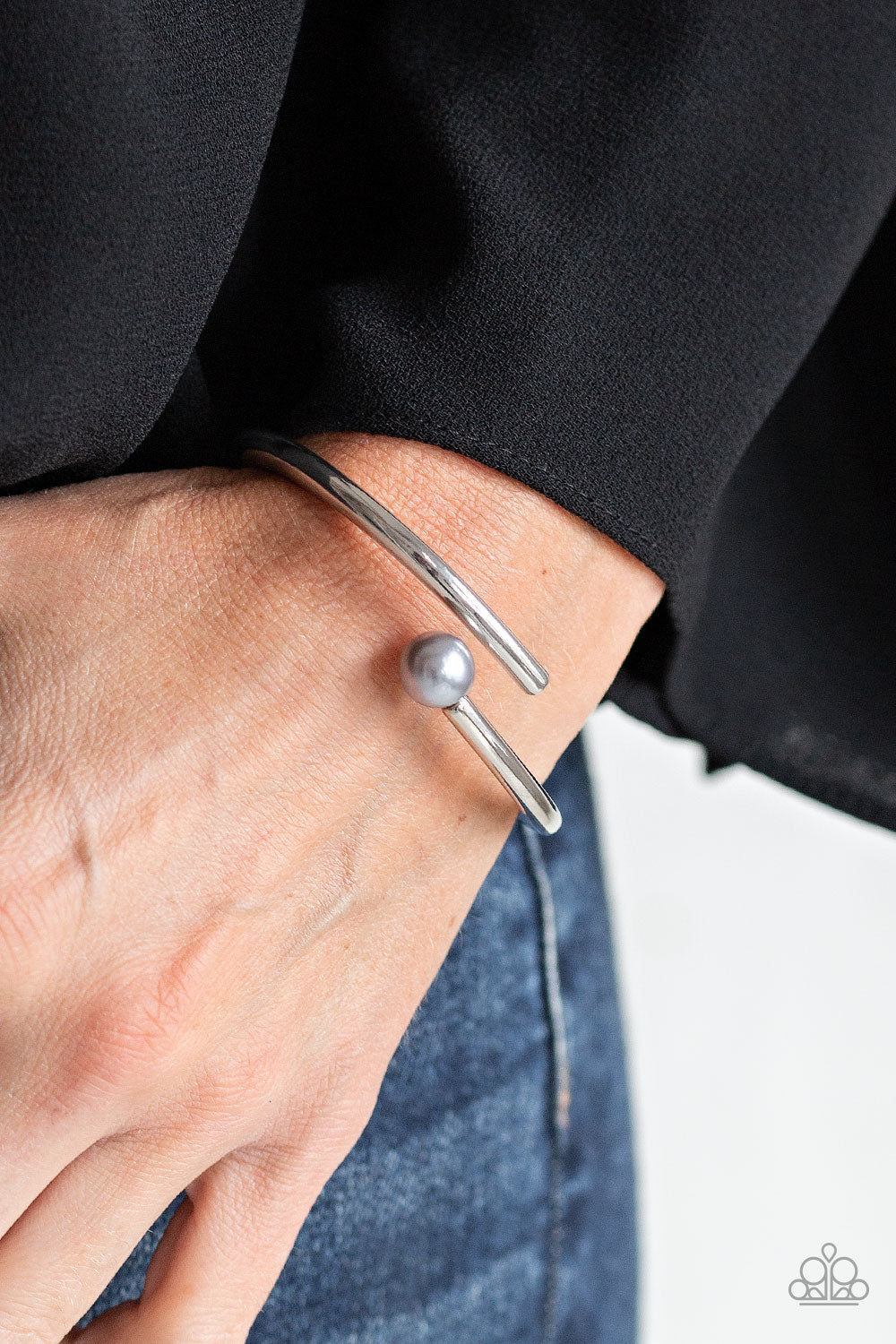Industrial Impact Silver Hinge Bracelet Paparazzi Accessories