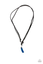 Load image into Gallery viewer, Am I Meteorite?  Blue Urban Necklace Paparazzi Accessories