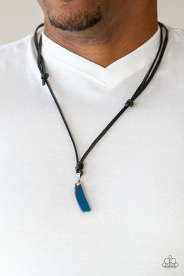 Am I Meteorite?  Blue Urban Necklace Paparazzi Accessories