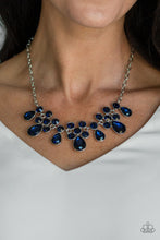 Load image into Gallery viewer, Debutante Drama Blue Necklace Paparazzi Accessories
