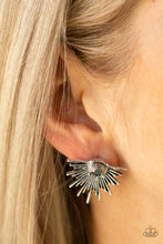 Load image into Gallery viewer, Starry Light Silver Earrings Paparazzi Accessories