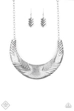 Load image into Gallery viewer, Geographic Goddess Silver Necklace Paparazzi Accessories