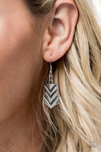 Load image into Gallery viewer, Geographic Goddess Silver Necklace Paparazzi Accessories