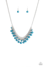 Load image into Gallery viewer, Duchess Dior Blue Pearl Necklace Paparazzi Accessories