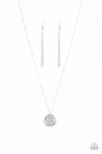 inspirational,Short Necklace,silver,All You Need Is Trust Silver Necklace