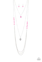 Load image into Gallery viewer, The Pony Express - Pink Stone Necklace Paparazzi Accessories