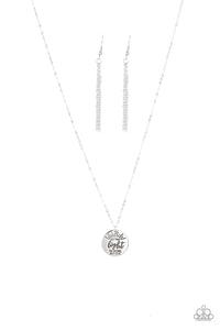 inspirational,short necklace,silver,Let Your Light So Shine Silver Necklace