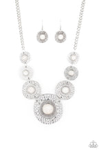 Load image into Gallery viewer, Tiger Trap White Stone Necklace Paparazzi Accessories