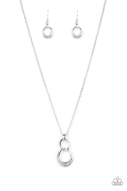 Rockefeller Royal - White Necklace Paparazzi Accessories