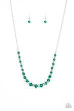 Load image into Gallery viewer, Stratosphere Sparkle Green Necklace Paparazzi Accessories