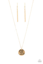 Load image into Gallery viewer, All You Need Is Trust Gold Necklace Paparazzi Accessories