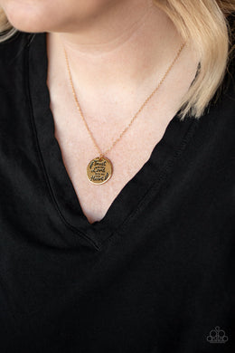 All You Need Is Trust Gold Necklace Paparazzi Accessories