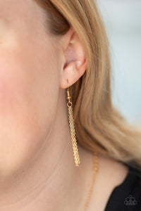 gold,inspirational,Short Necklace,All You Need Is Trust Gold Necklace