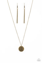 Load image into Gallery viewer, All Things Are Possible Brass Necklace Paparazzi Accessories
