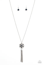 Load image into Gallery viewer, Fine Florals - Blue Necklace Paparazzi Accessories