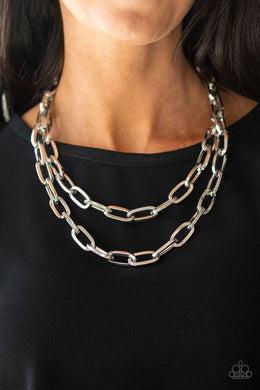 Make a CHAINge Silver Necklace Paparazzi Accessories