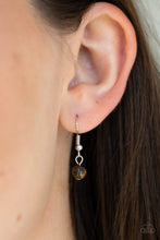 Load image into Gallery viewer, Solar Beam - Brown Cat&#39;s Eye Necklace Paparazzi Accessories