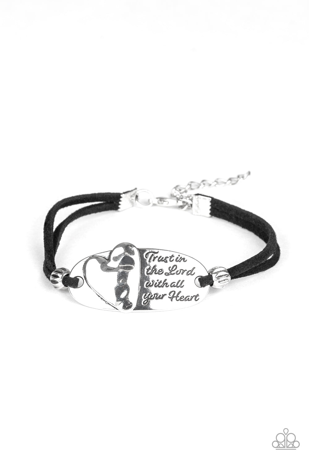 A Full Heart Silver Bracelet Paparazzi Accessories