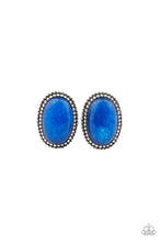 Load image into Gallery viewer, Shiny Sediment Blue Earring Paparazzi Accessories