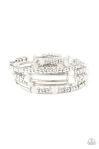 coil,white,Colorful Charisma White Coil Bracelet