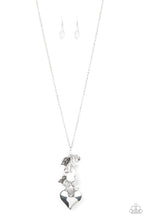 Load image into Gallery viewer, Beach Buzz White Heart Butterfly Necklace Paparazzi Accessories