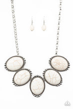 Load image into Gallery viewer, Prairie Goddess White Stone Necklace Paparazzi Accessories
