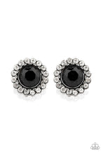 Load image into Gallery viewer, Floral Glow Black Earring Paparazzi Accessories
