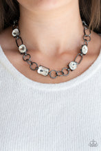 Load image into Gallery viewer, Urban District Black Gunmetal Necklace Paparazzi Accessories