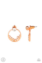 Load image into Gallery viewer, Rich Blitz Copper Jacket Earrings Paparazzi Accessories