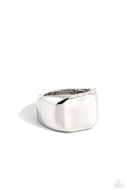 Blanked Out - Silver Paparazzi Accessories