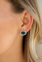 Load image into Gallery viewer, Floral Glow Blue Earrings Paparazzi Accessories