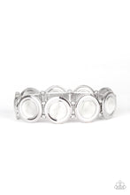 Load image into Gallery viewer, Muster Up The Luster White Cat&#39;s Eye Bracelet Paparazzi Accessories
