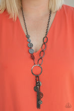 Load image into Gallery viewer, Trinket Trend Black Necklace Paparazzi Accessories