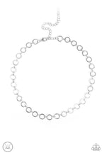 Load image into Gallery viewer, Roundabout Radiance Silver Choker Necklace Paparazzi Accessories