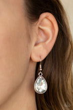 Load image into Gallery viewer, All Toget-Heir Now White Rhinestone Necklace Paparazzi Accessories