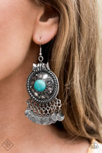 Load image into Gallery viewer, Rural Rhythm Blue Earring Paparazzi Accessories