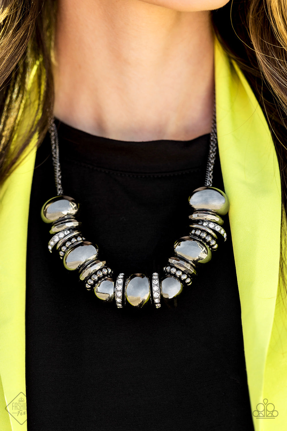 Only The Brave Gunmetal Necklace Paparazzi Accessories