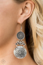 Load image into Gallery viewer, Garden Adventure Silver Earring Paparazzi Accessories