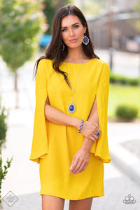blue,cat's eye,coil,long necklace,rhinestones,Glimpses of Malibu - Complete Trend Blend 1120