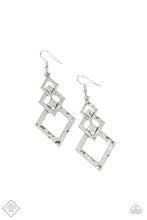 Load image into Gallery viewer, Point Blank Silver Earring Paparazzi Accessories