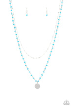 Load image into Gallery viewer, Dainty Demure Blue Necklace Paparazzi Accessories