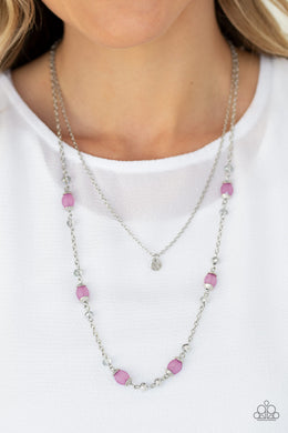 Irresistibly Iridescent Purple Necklace Paparazzi Accessories