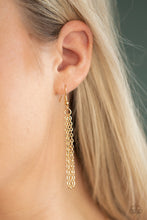 Load image into Gallery viewer, Pull Some Heart-Strings Gold Necklace Paparazzi Accessories