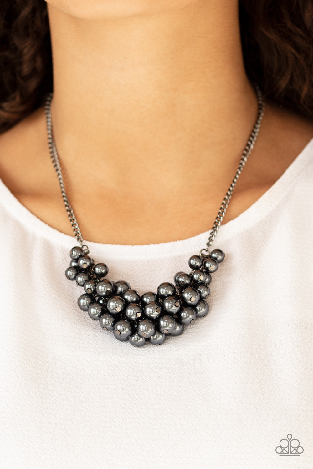 Grandiose Glimmer Black Necklace Paparazzi Accessories